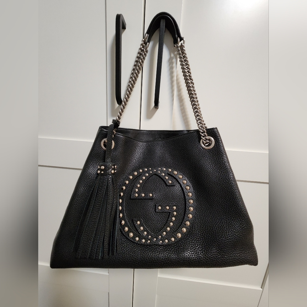 Gucci Soho Studded shoulder bag